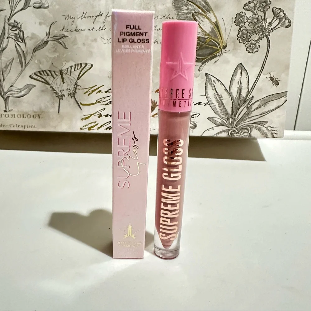 Jeffree Star Naked In The Dark Supreme Gloss color light nude w grey tones NIB